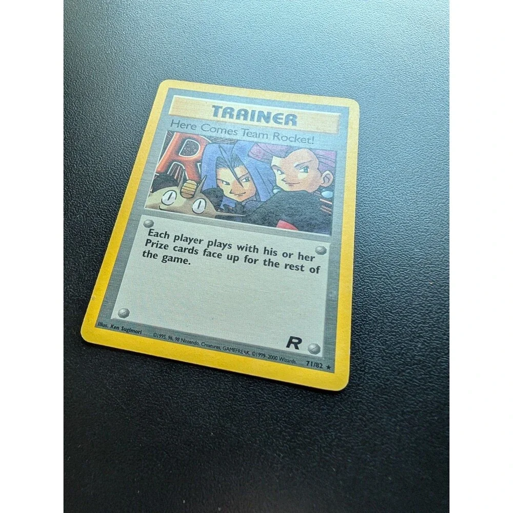 Here Comes Team Rocket! 71/82 Team Rocket Regular rare pokemon card vintage